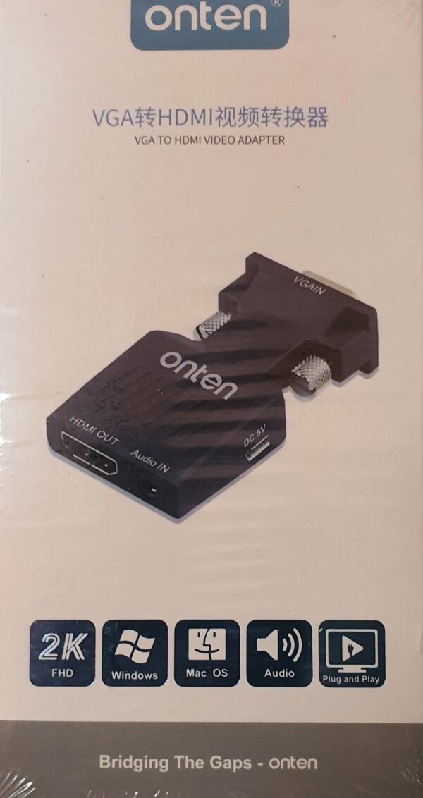 Adaptador VGA a HDMI onten