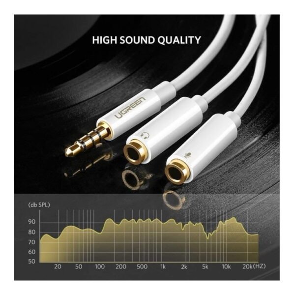 CABLE 3.5MM MACHO A 2 3.5MM HEMBRA