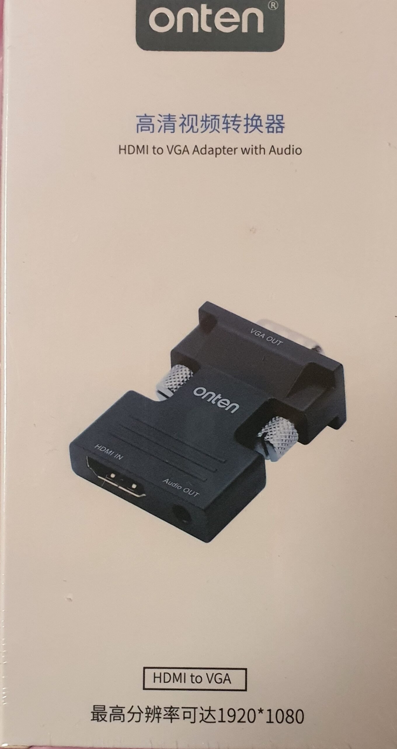 Adaptador HDMI a VGA Onten