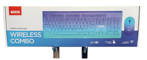 Teclado+Mouse Marvo WS010PU Inalambrico Purpura