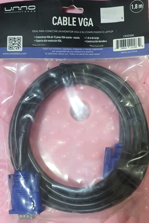 Cable VGA 1.8m