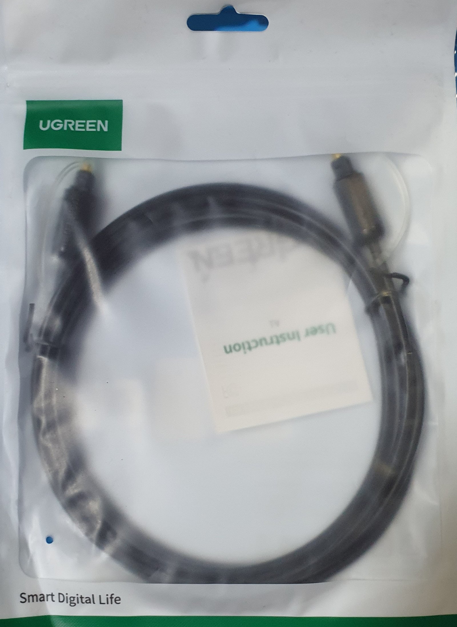 Cable Óptico Audio UGREEN Toslink 2 m