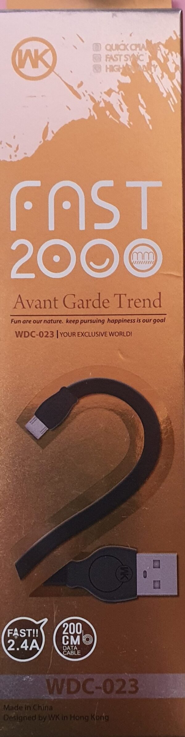 Cable USB V8 FAST 2 Metros