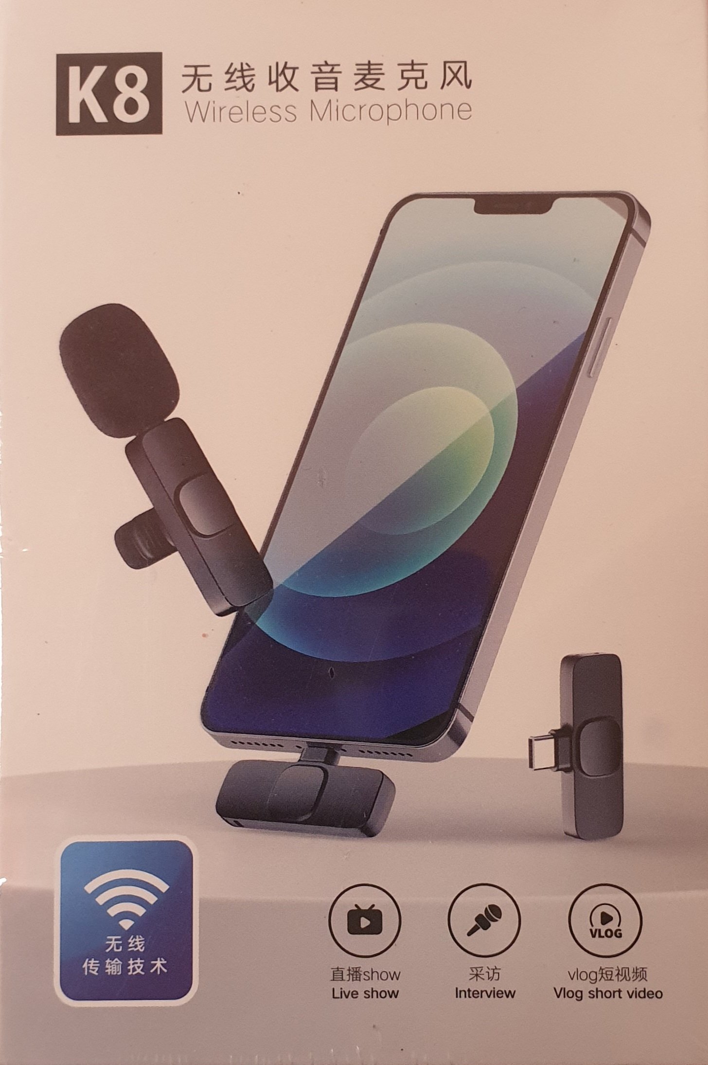 Micrófono Inalámbrico K8