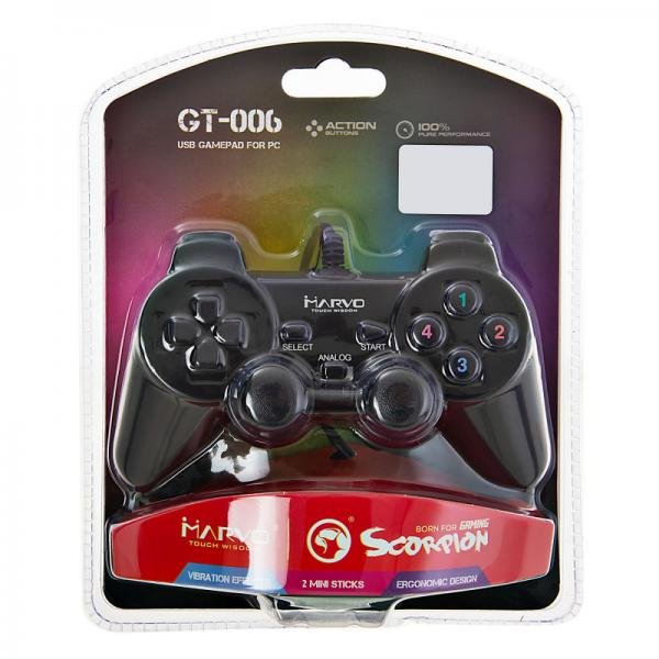 Mando Juegos PC Marvo GT-006