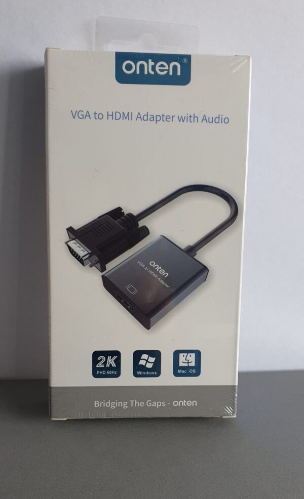 Adaptador VGA a HDMI con Audio Onten