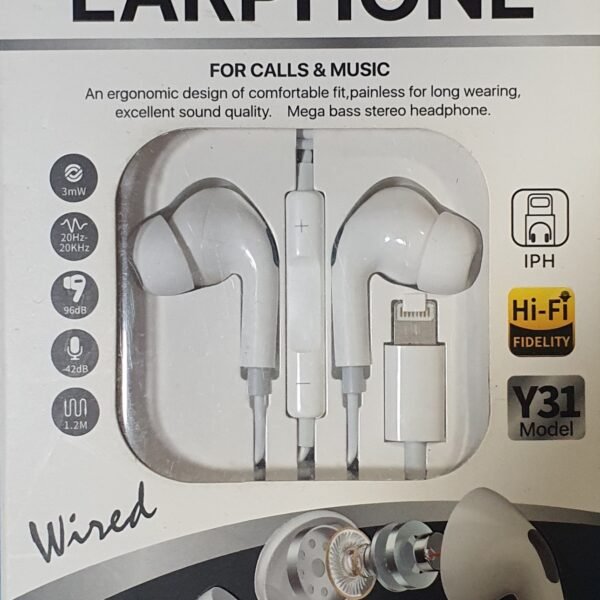 Auriculares WK Diseño Y31 iPhone lightning