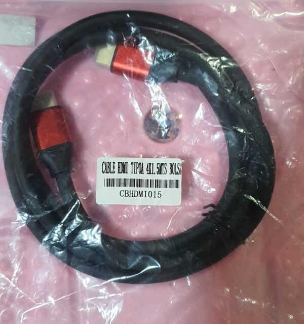 Cable HDMI 4K 1.5 Metros