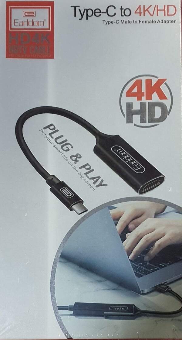 Adaptador Type-C a 4K/HD