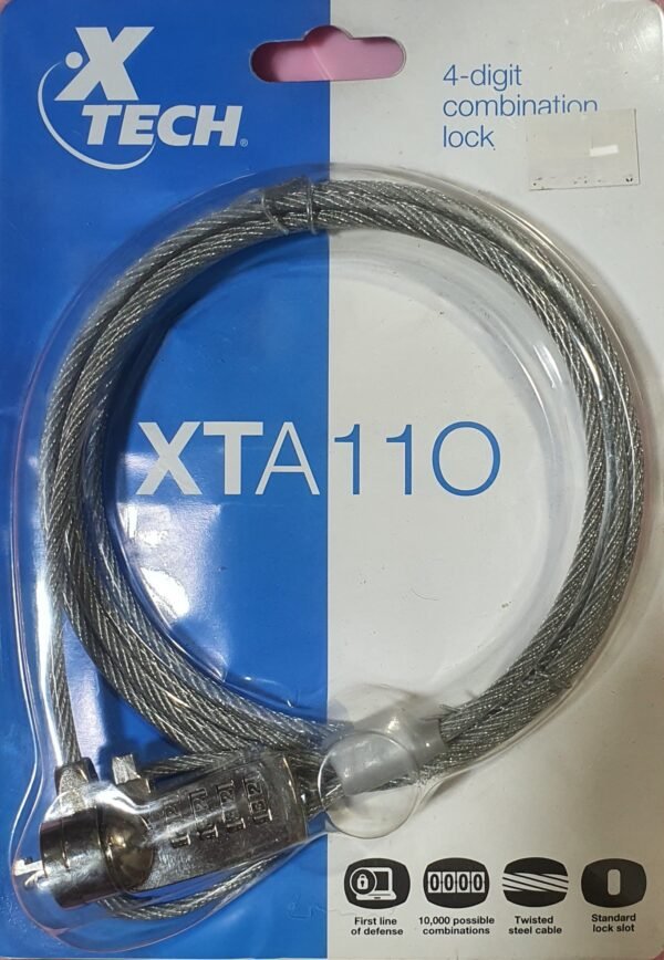 Candado de combinación XTech XTA110