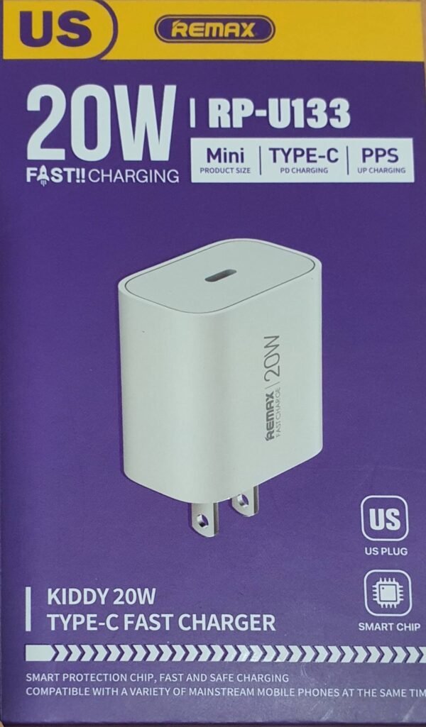 Cargador Rápido Remax 20W