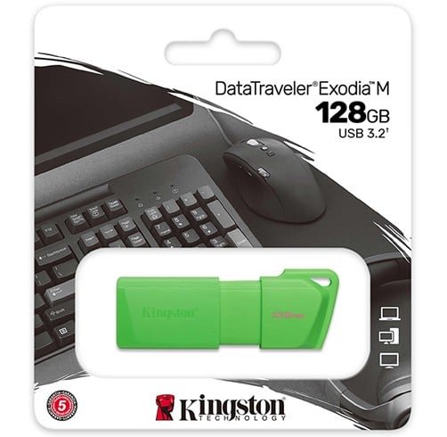 Kingston Datatraveler Exodia 128 GB USB 3.2 Verde