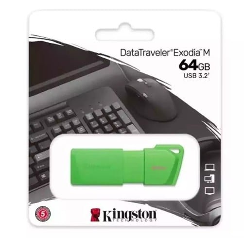 kingston datatraveler exodia  64 GB USB 3.2 Verde