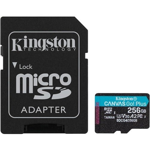Micro SD Kingston Canvas Go Plus 256GB – SDCG4/256GB