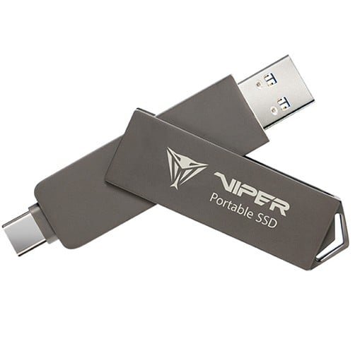 SSD Portable Patriot PVP30 – 2TB – USB 3.2 Gen2 – Tipo A+C