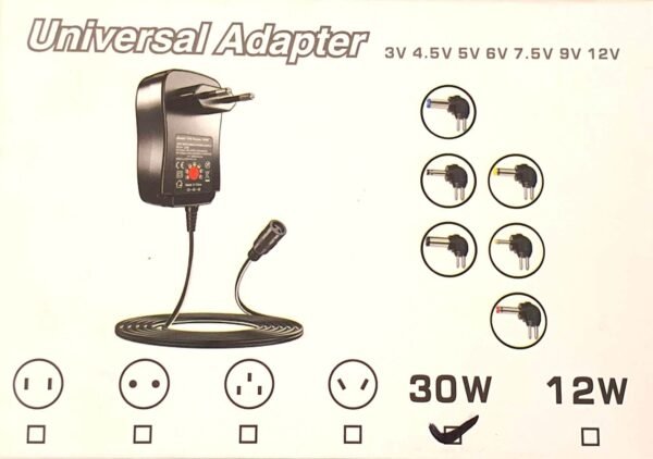 Adaptador Voltaje Universal 30W