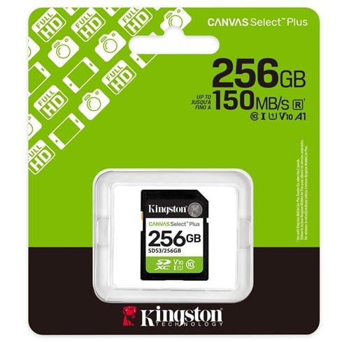 Micro SD Kingston Canvas Select Plus 256GB – SDS3/256GB