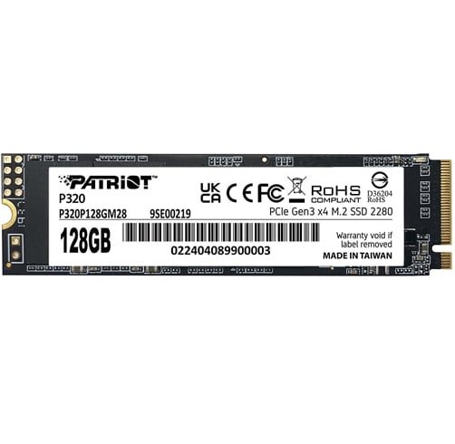 Patriot P320 128 gb M.2 PCIe Gen3 x4 – P320P128GM28