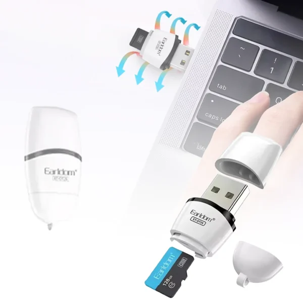 Lector de Tarjetas USB 2.0 Micro SD