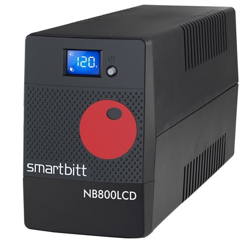 UPS Interactivo, Regulador de Voltaje y Supresor de picos Smartbitt 800VA SBNB800LCD