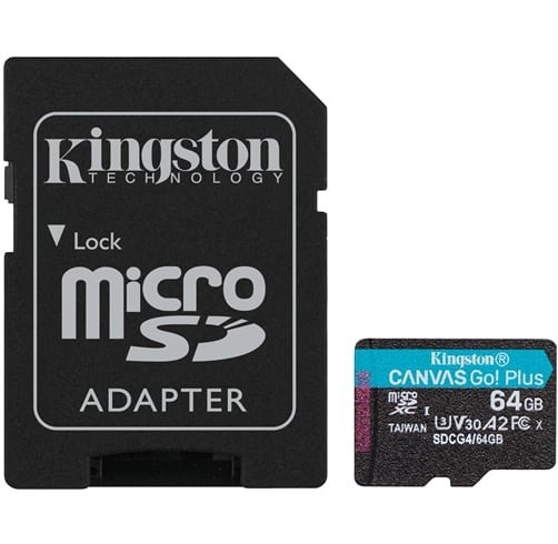 Micro SD Kingston Canvas Go Plus 64GB – SDCG4/64GB