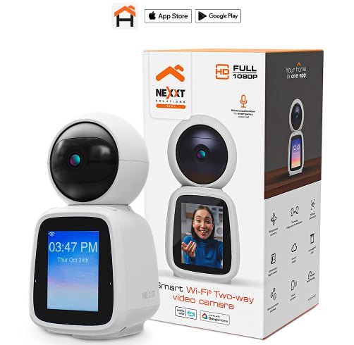 Camara Inteligente De Dos Vias Nexxt Home – FHD – Blanca – NHC-IP20