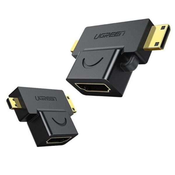 Adaptador Micro Mini Hdmi Macho A Hdmi Hembra Ugreen