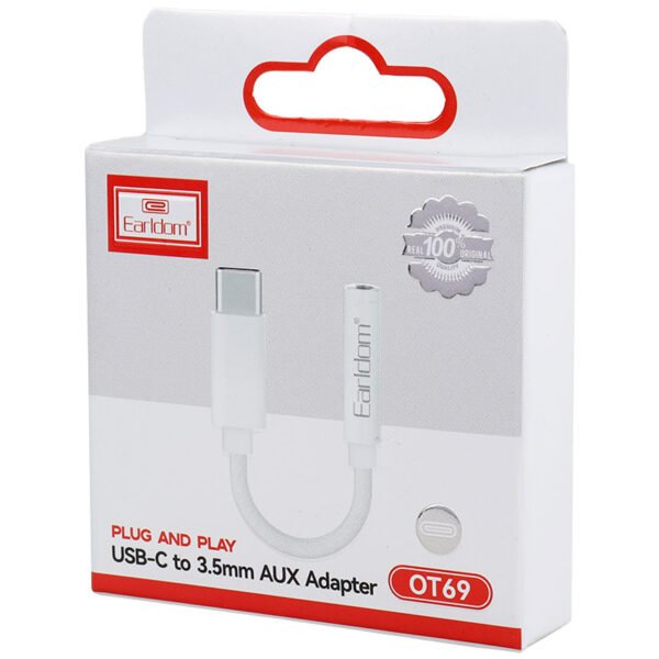 Adaptador de USB C a Jack 3.5mm