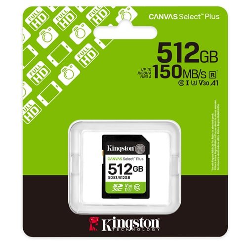 SD Kingston Canvas Select Plus 512GB – SDS3/512GB