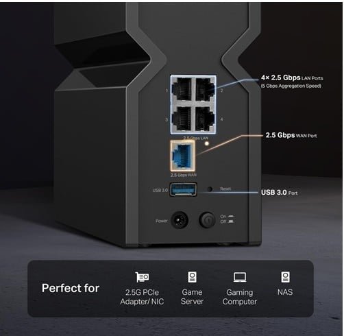 Router TP-Link Archer BE550 – WIFI 7 BE9300 - Imagen 2